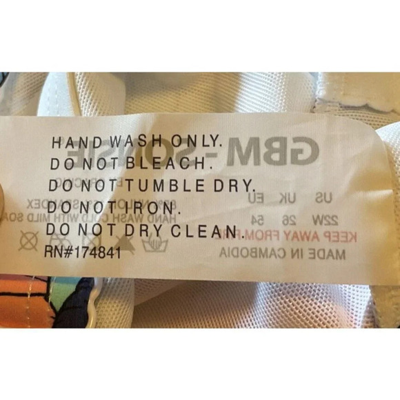 NEW Sonsie By Gracing GBM Swimsuit Geometric 22W Wire Adjustable Red White Blue - Picture 5 of 5